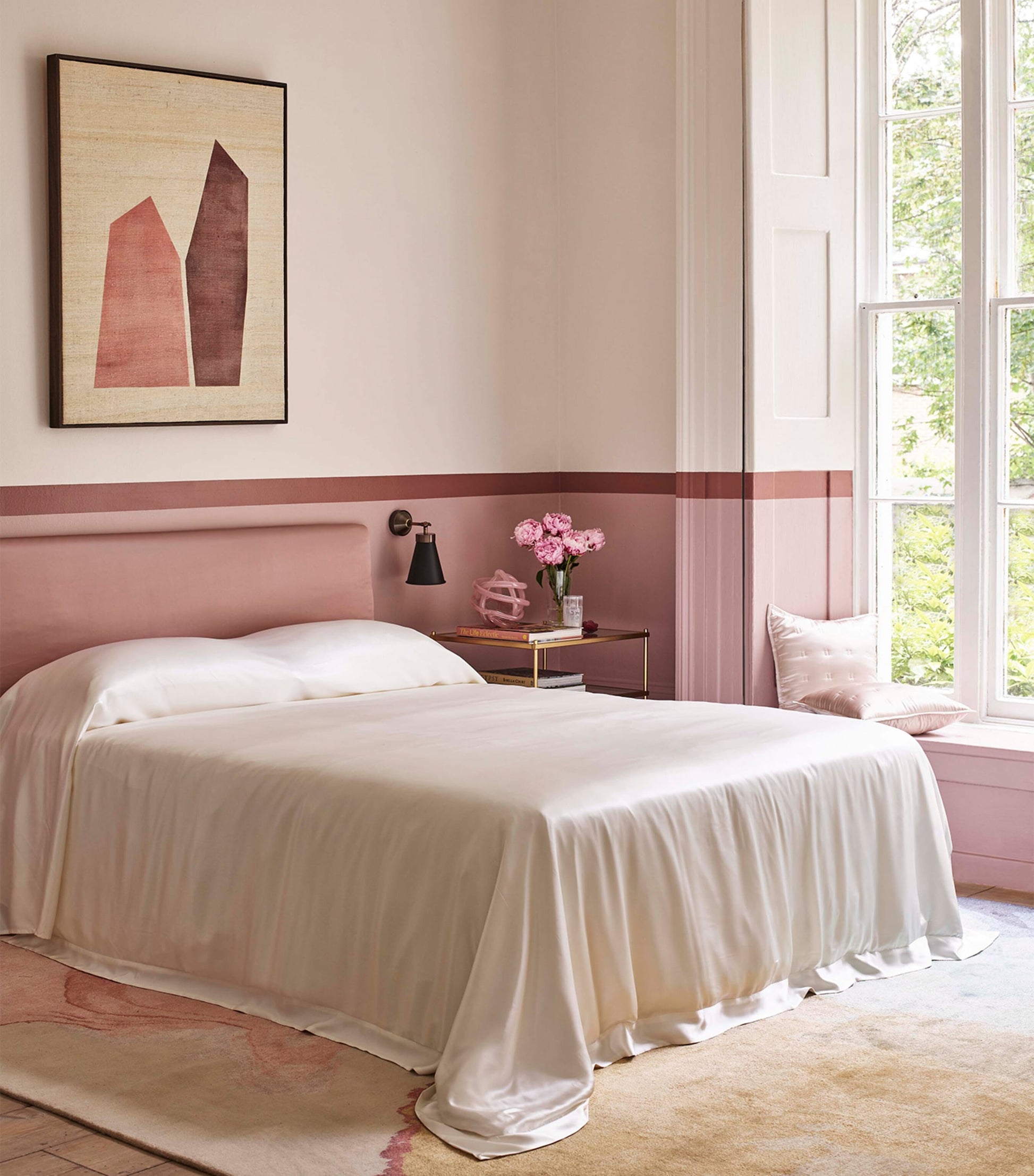 Silk Double Flat Sheet (230cm x 310cm)