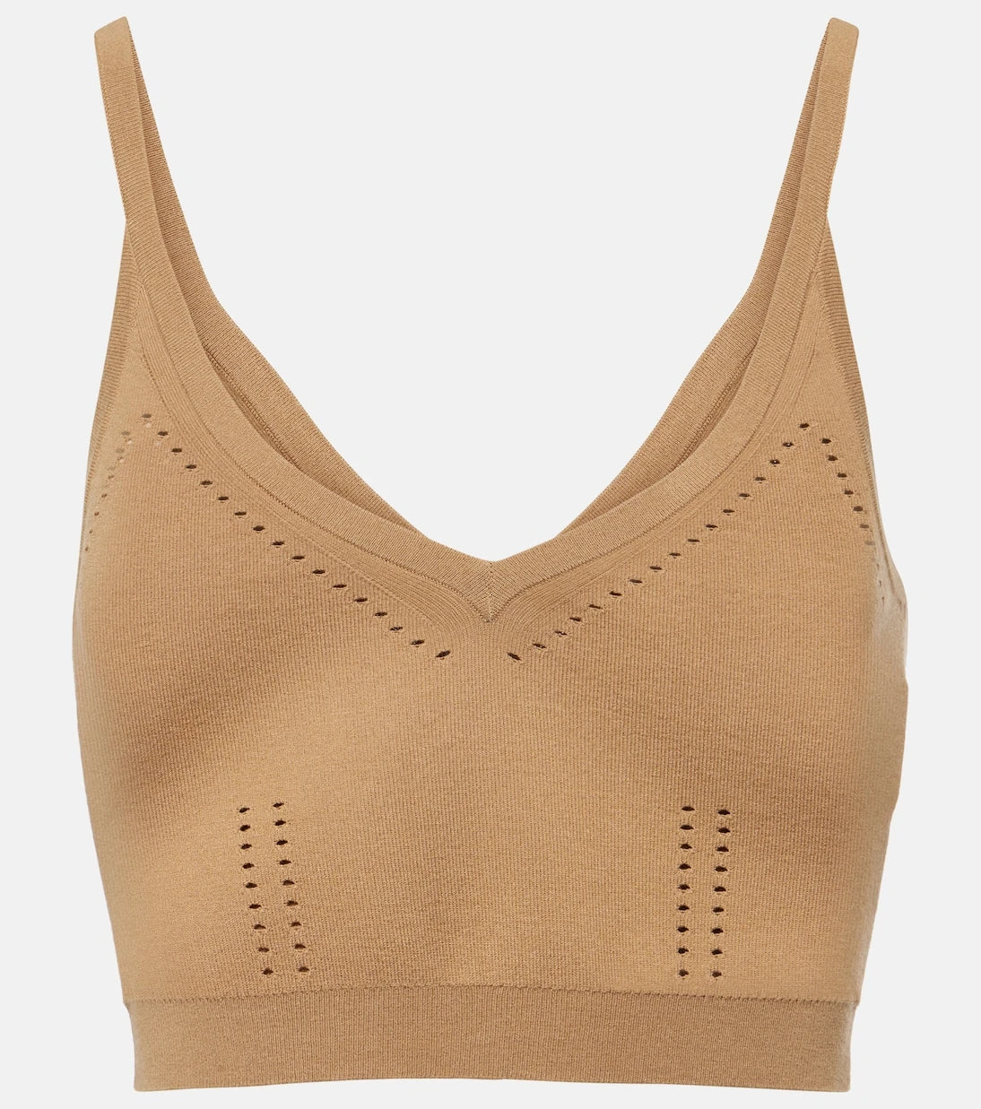 Max Mara - Cropped knitted tank top