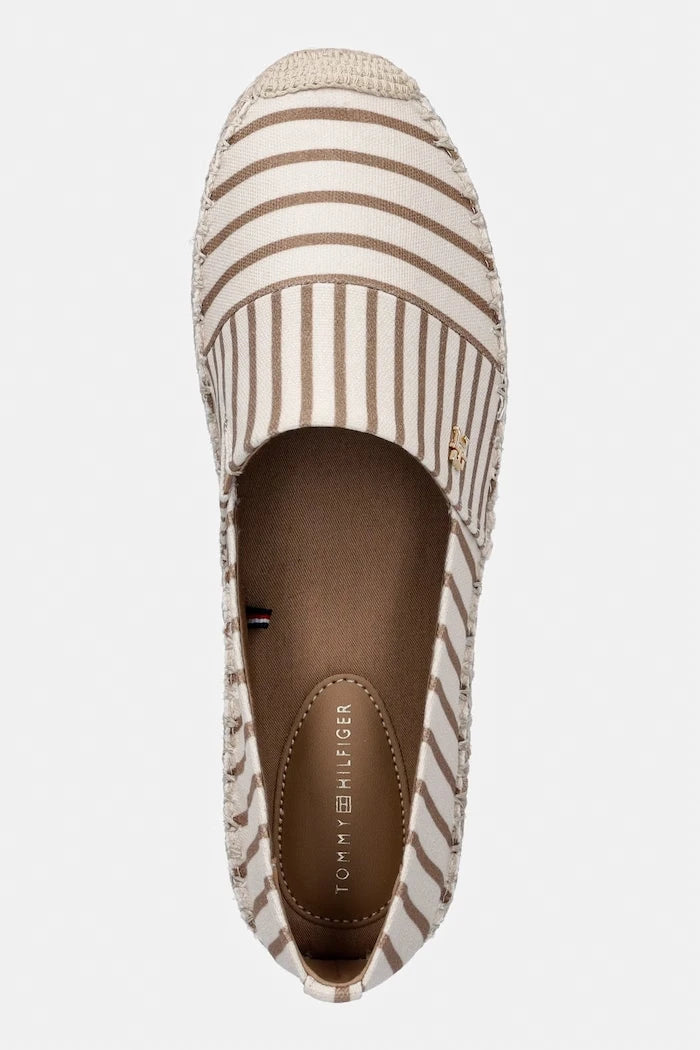 Tommy Hilfiger еспадрили дамски TH PLATFORM ESPADRILLE STRIPES