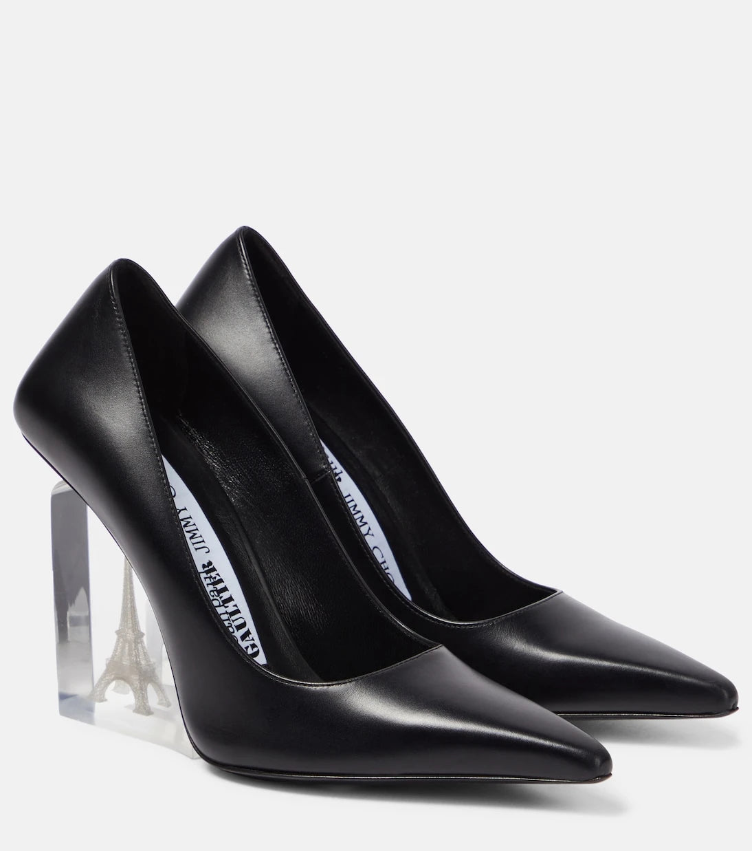 Jimmy Choo - x Jean Paul Gaultier leather wedge pumps