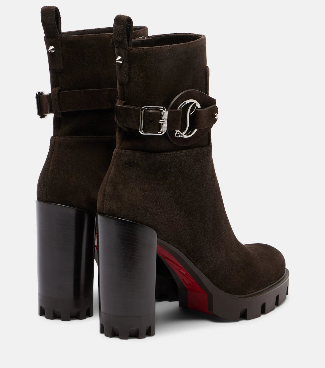 Christian Louboutin - Dianouchette 100 suede ankle boots