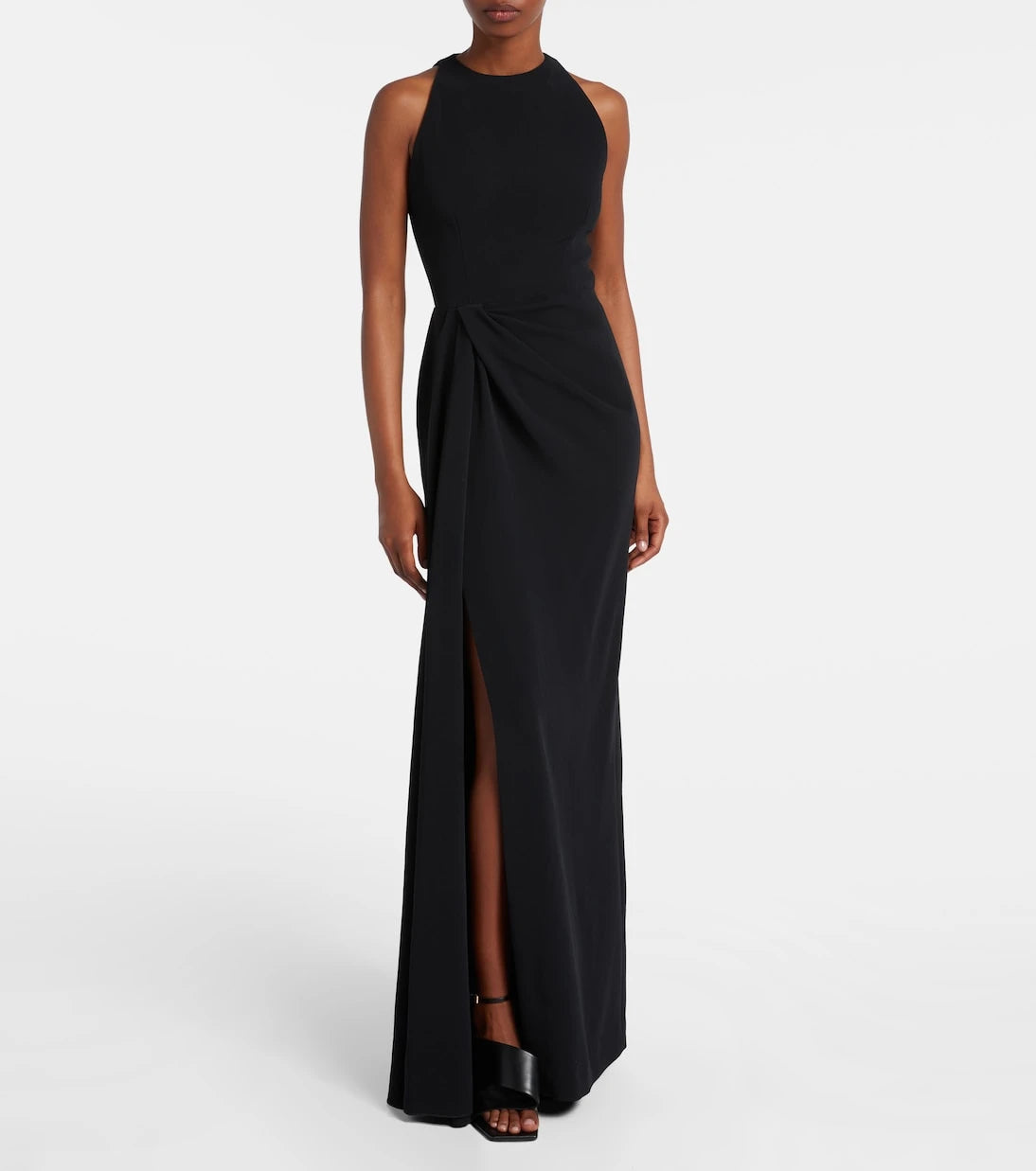 Givenchy - Draped halterneck maxi dress