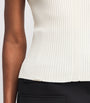 Aeron Beige Sleeveless Rib-Knit June Top