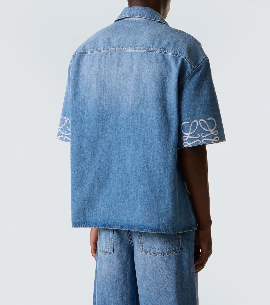Loewe - قميص بولينج دينم Anagram
