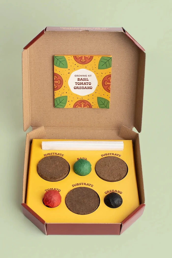 RESETEA Pizza Lovers Bitki Yetiştirme Seti EN 21,5 x 21,5 x 3,5 cm