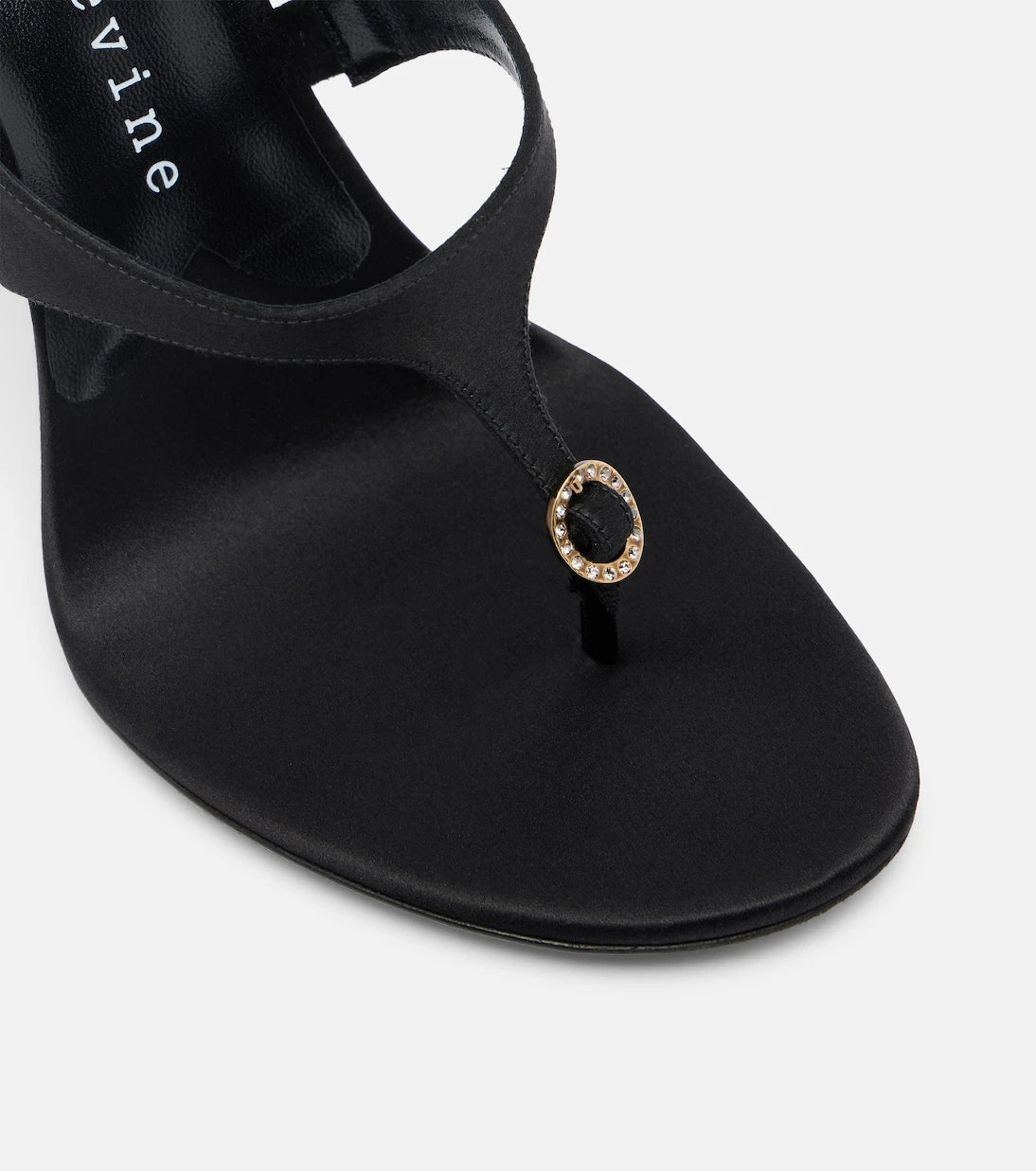 Herbert Levine - Kiss And Tell satin thong sandals