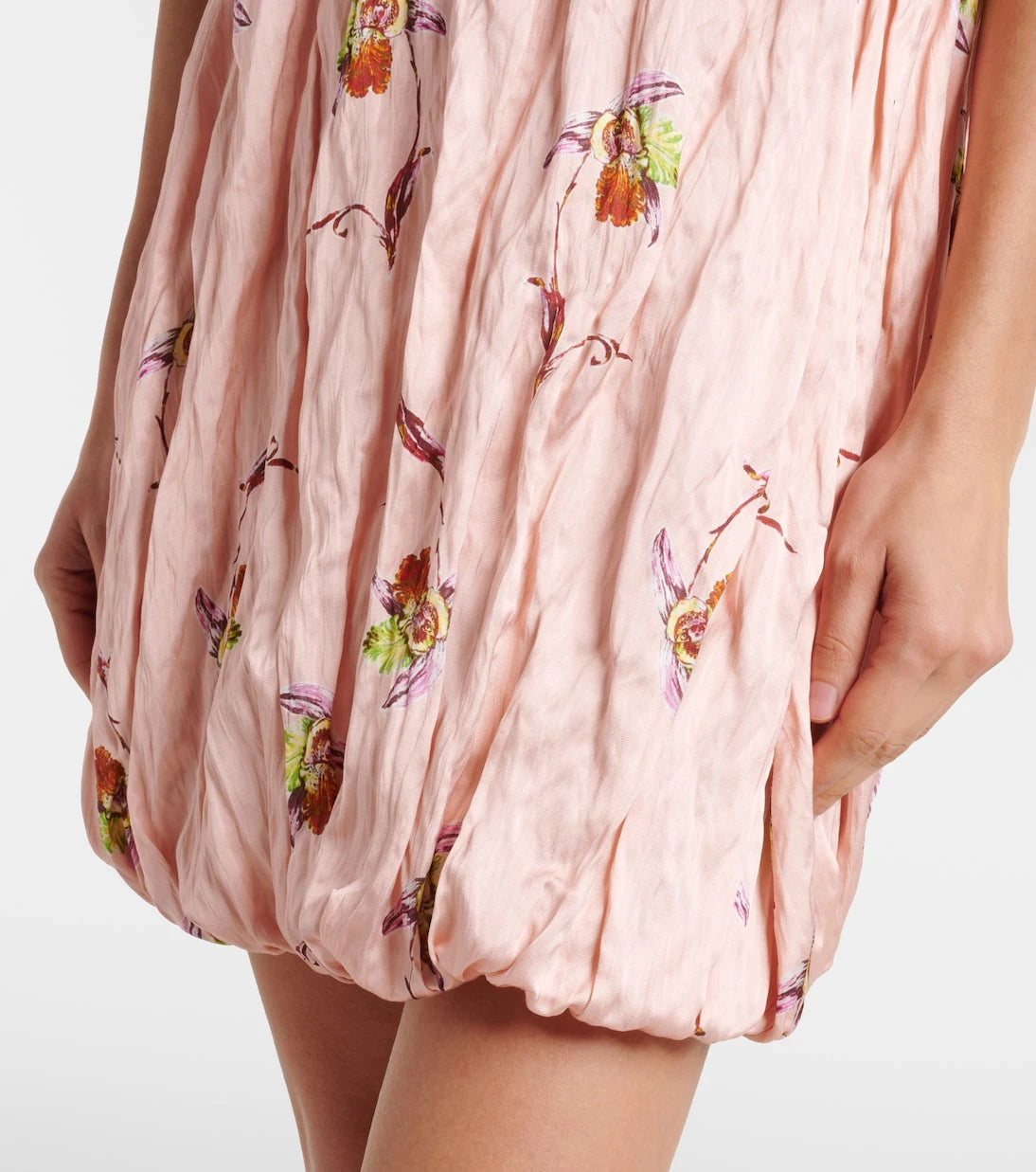 Emilia Wickstead - Meave floral satin minidress