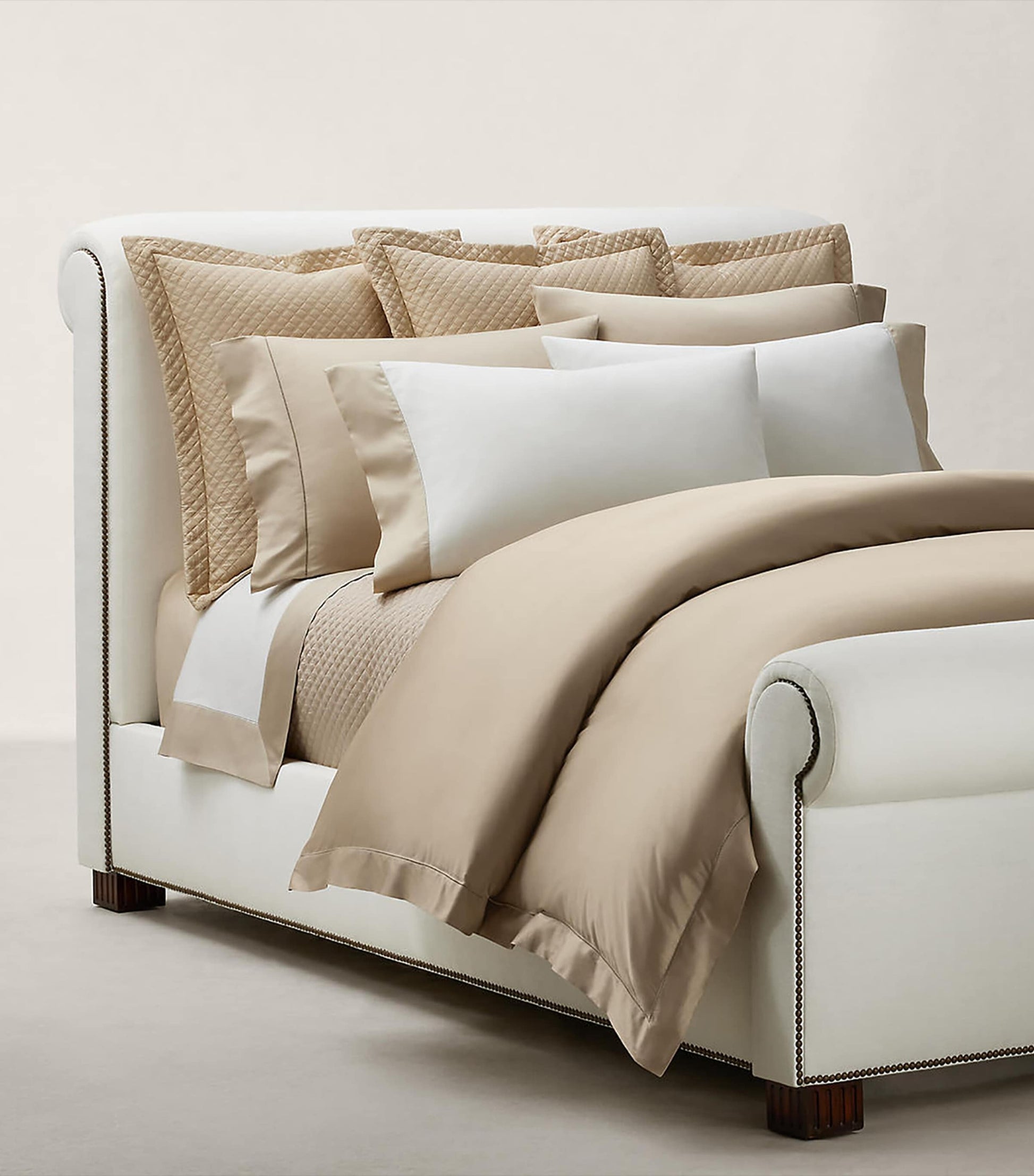 Supima Cotton Sateen Langdon Double Fitted Sheet (140cm x 200cm)