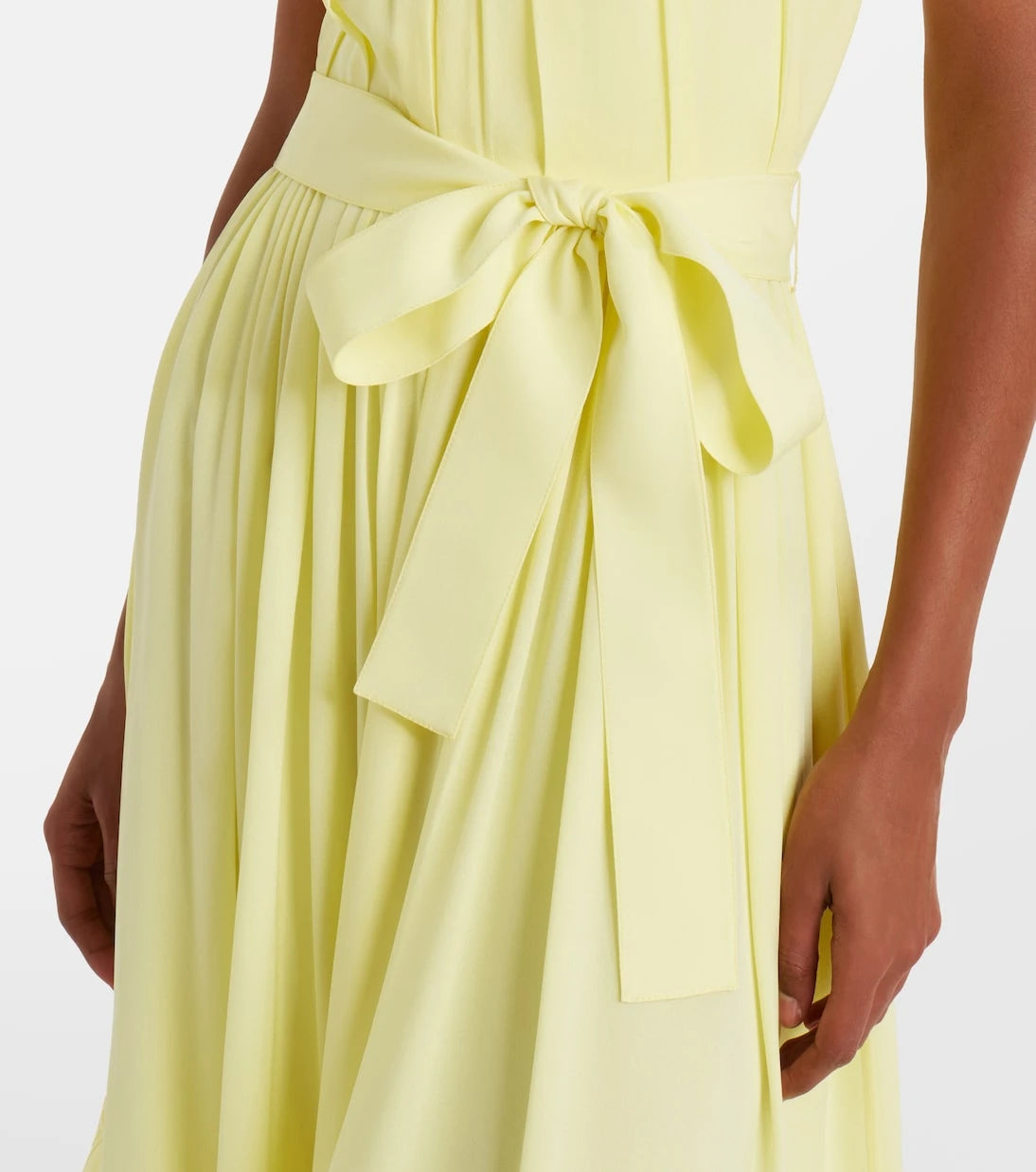 Elie Saab - Halterneck silk-blend midi dress
