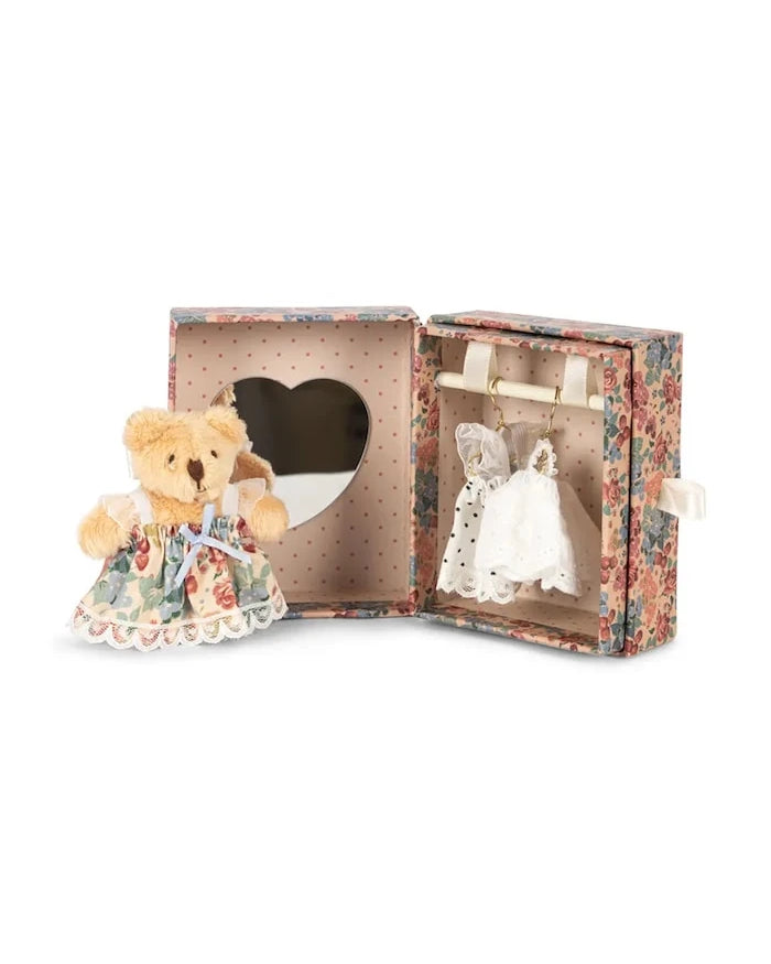 Konges Sløjd TINY TEDDY DRESS UP Peluş Oyuncak