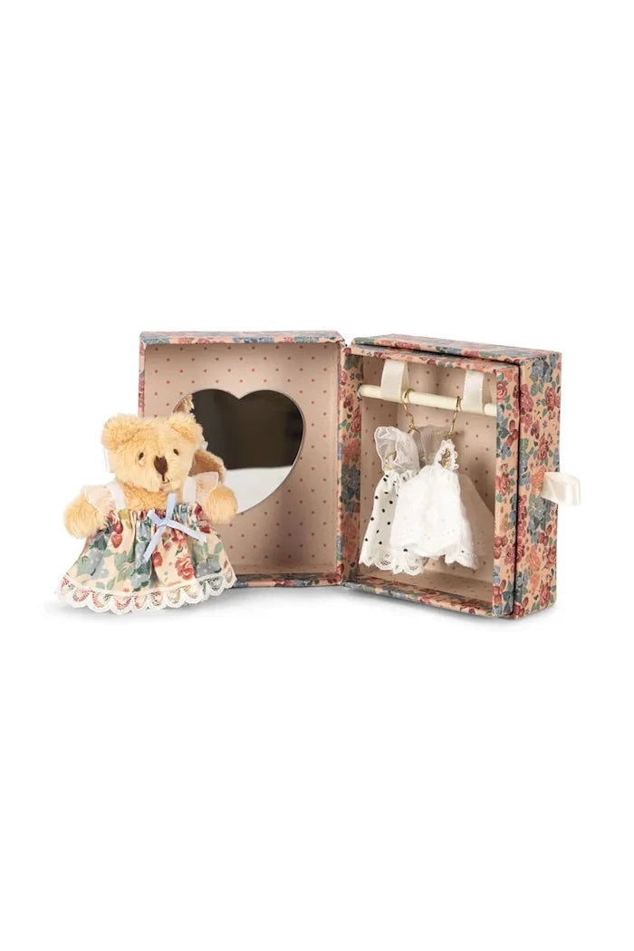Konges Sløjd TINY TEDDY DRESS UP Peluş Oyuncak