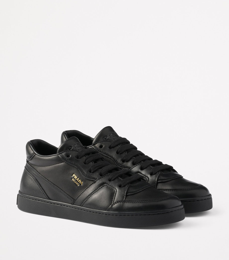 Prada Black Nappa Leather Sneakers