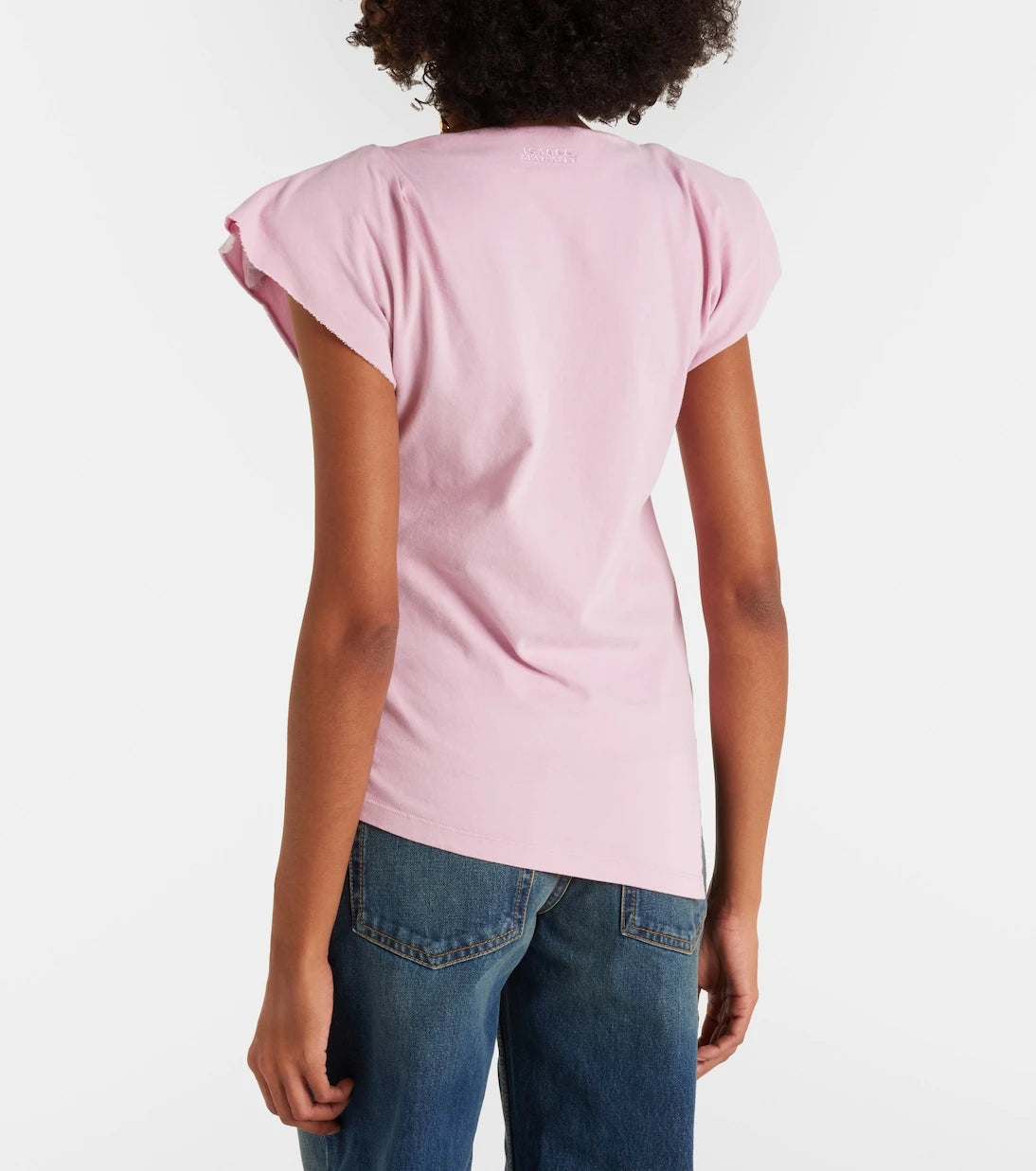 Isabel Marant - Sebani asymmetric cotton jersey top