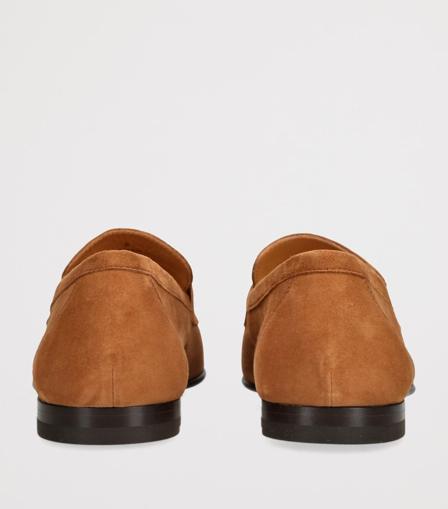 Suede Moccasino Penny Loafers