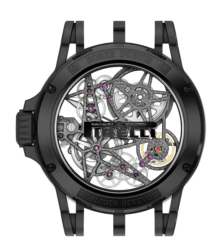 Roger Dubuis x Pirelli Titanium Excalibur Spider Pit Stop Watch 45mm