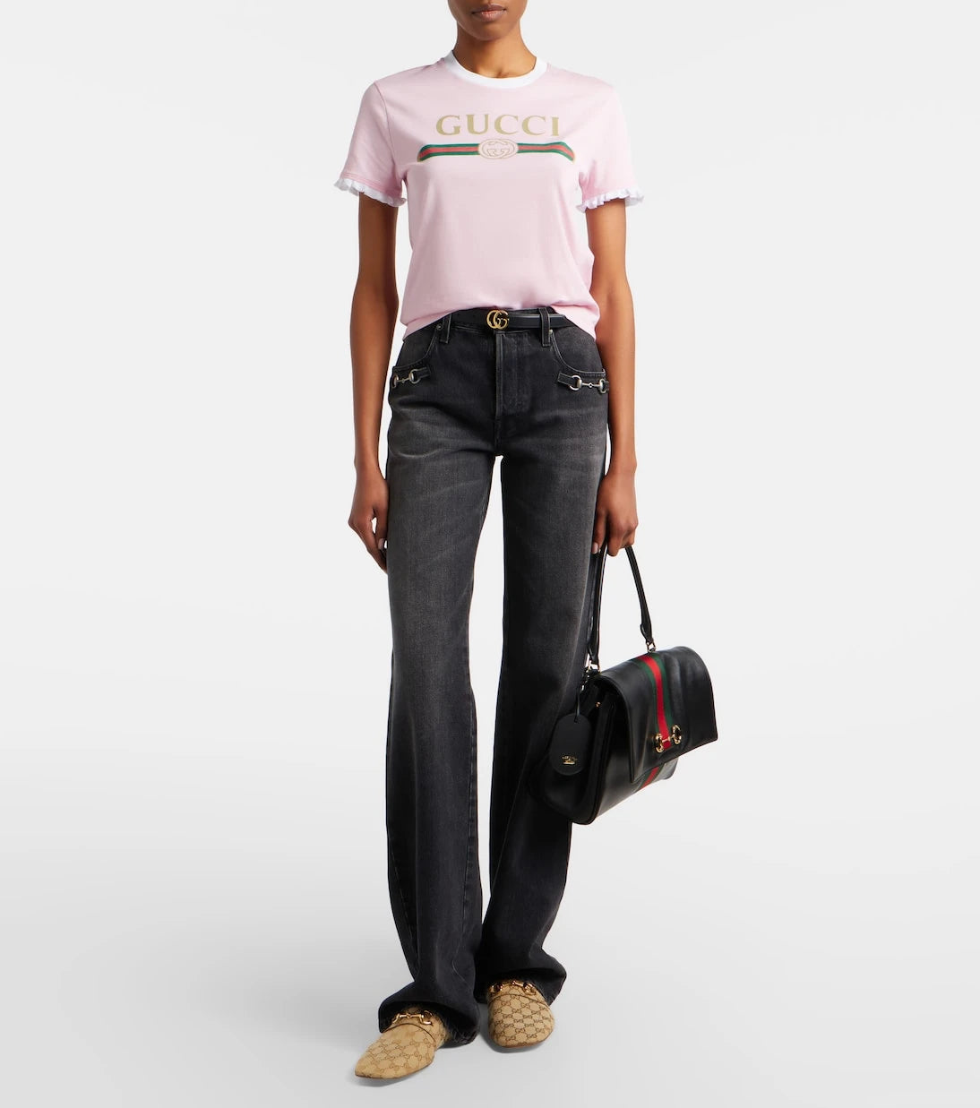 Gucci - Ragazzo GG canvas mules