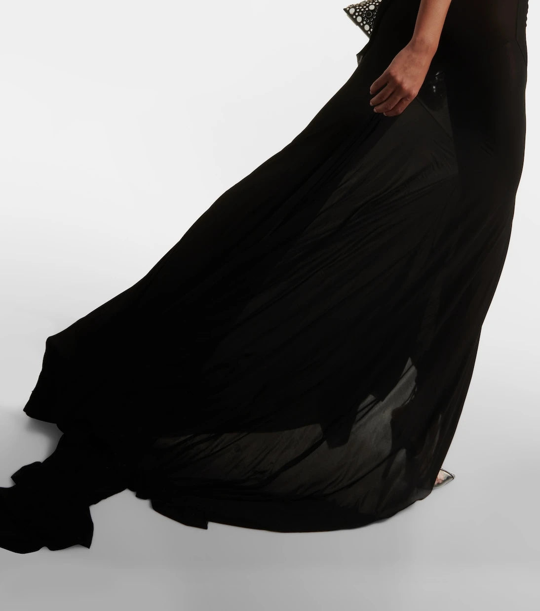 The Attico - Semi-sheer jersey gown