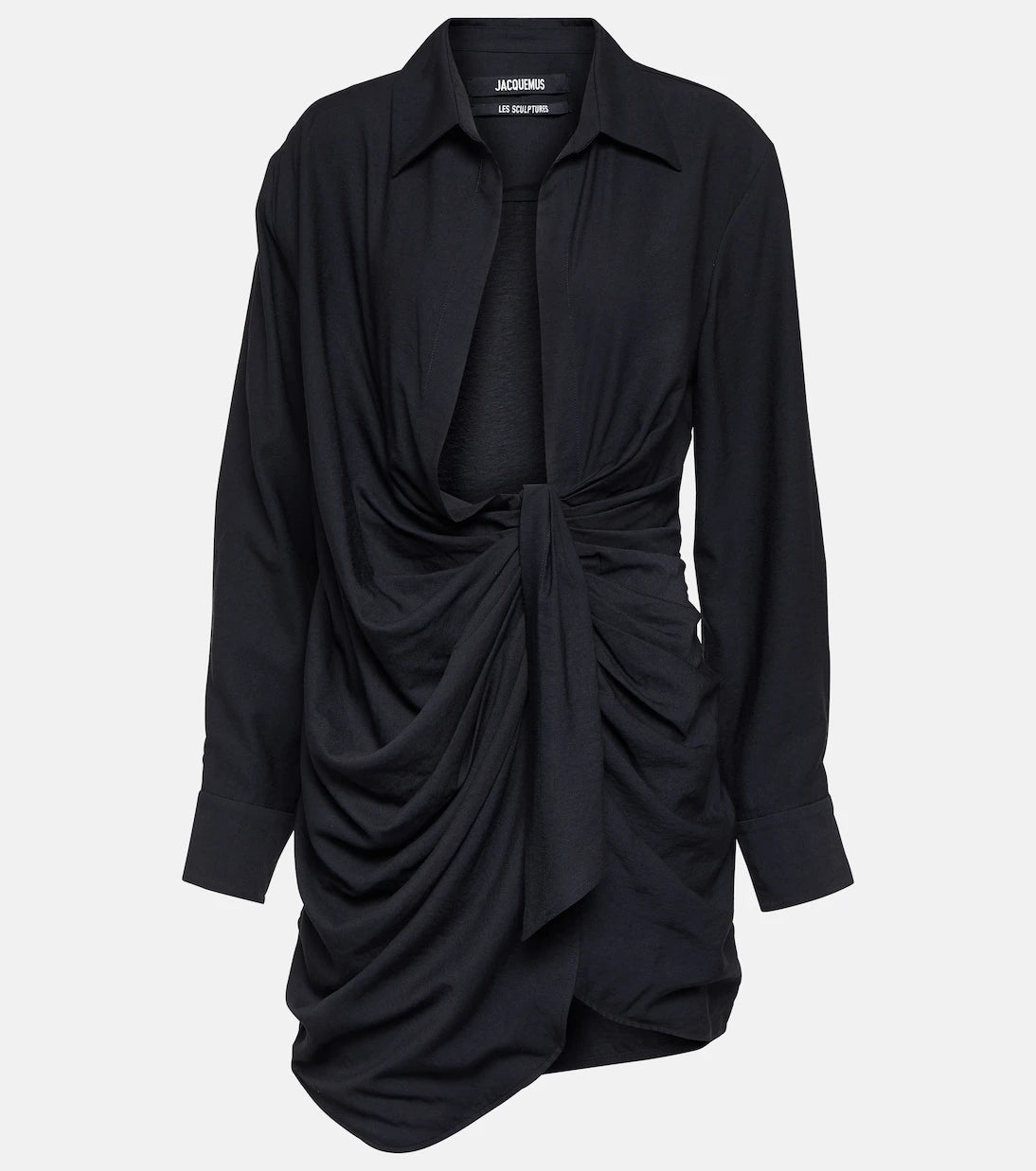Jacquemus - La Robe Bahia plunge-neck minidress