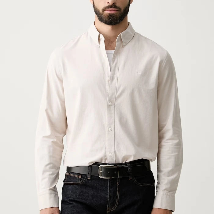 Calvin Klein Jeans erkek pamuklu elastan gömlek