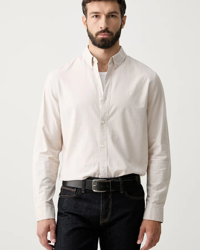 Calvin Klein Jeans erkek pamuklu elastan gömlek