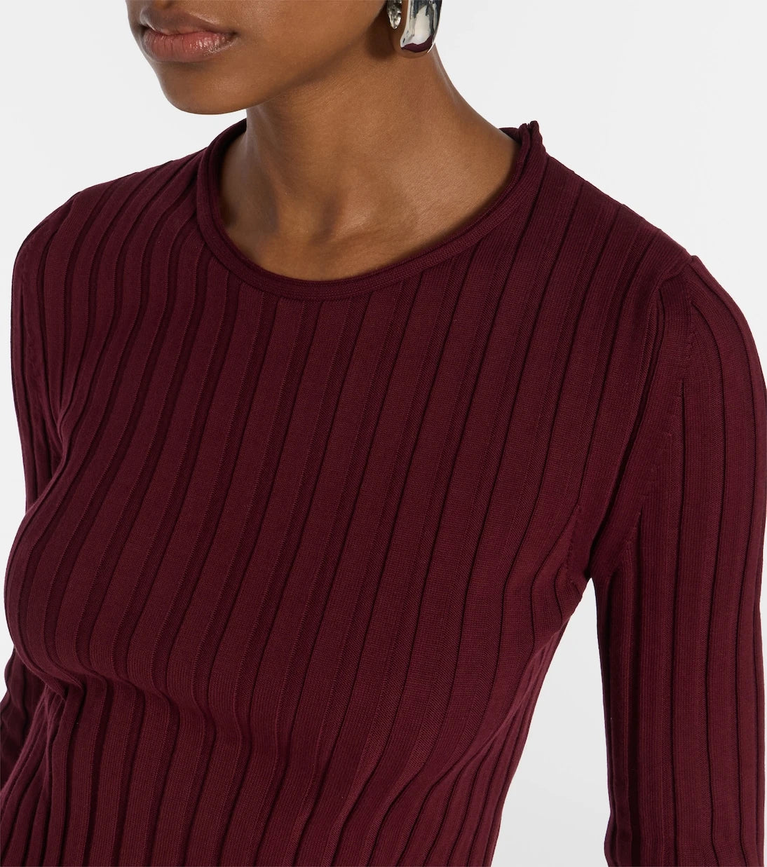 Stella McCartney - Ribbed-knit cotton top