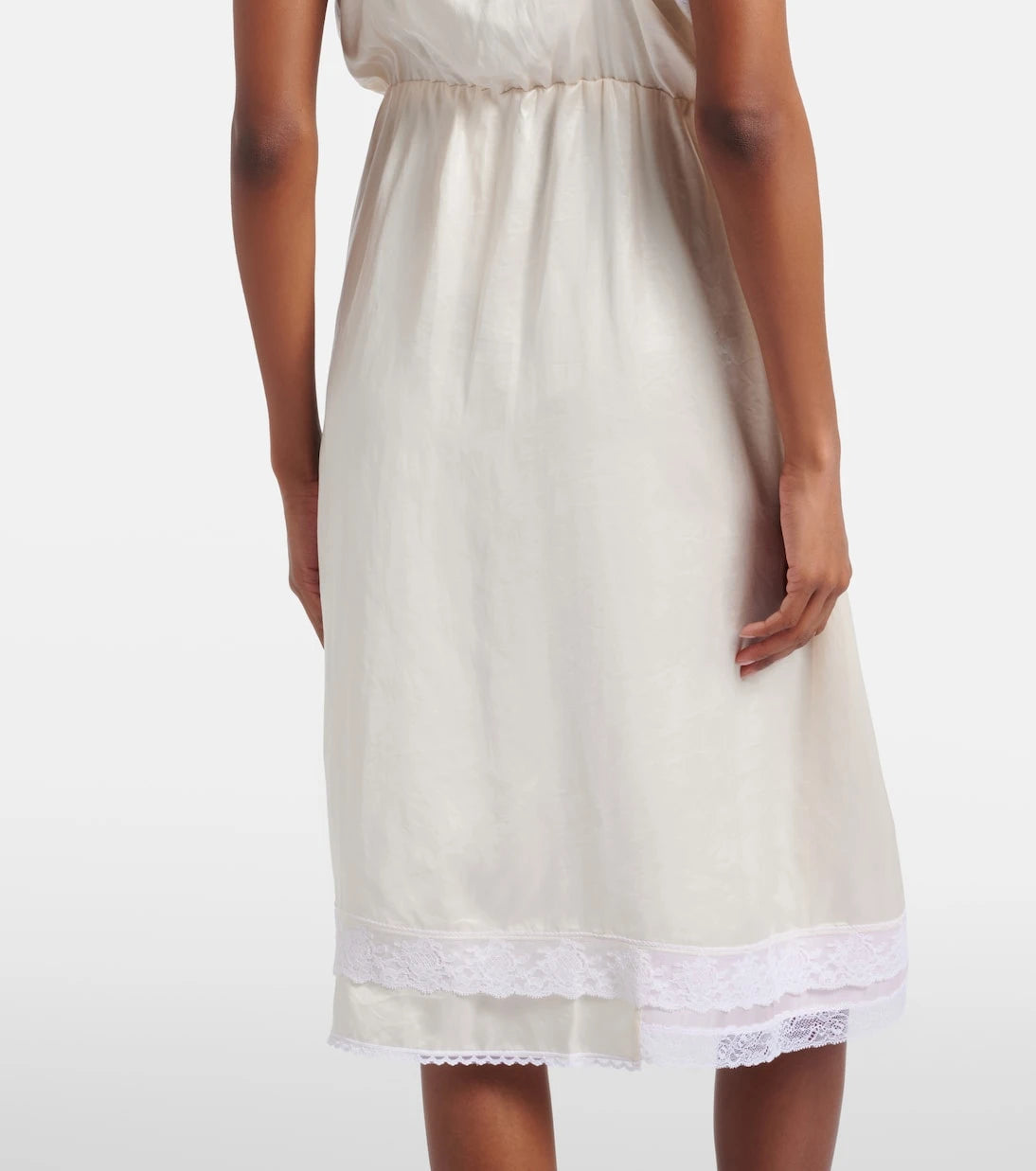 Magda Butrym - Lace-trimmed slip dress