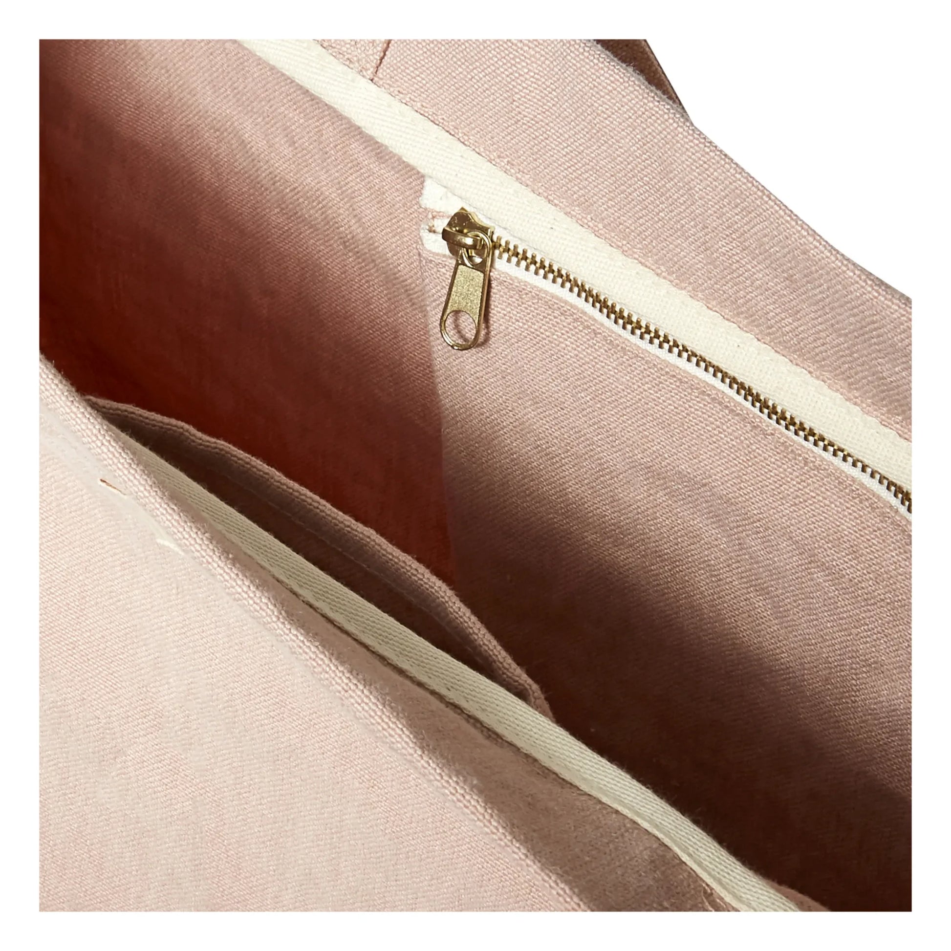 Adorna - Emma Linen tote bag | Powder pink