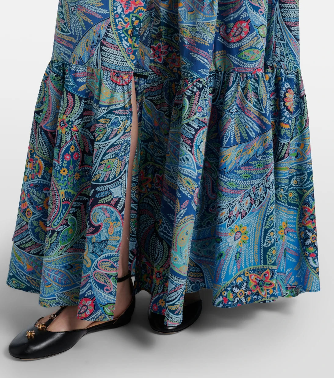 Etro - Paisley cotton-blend shirt dress
