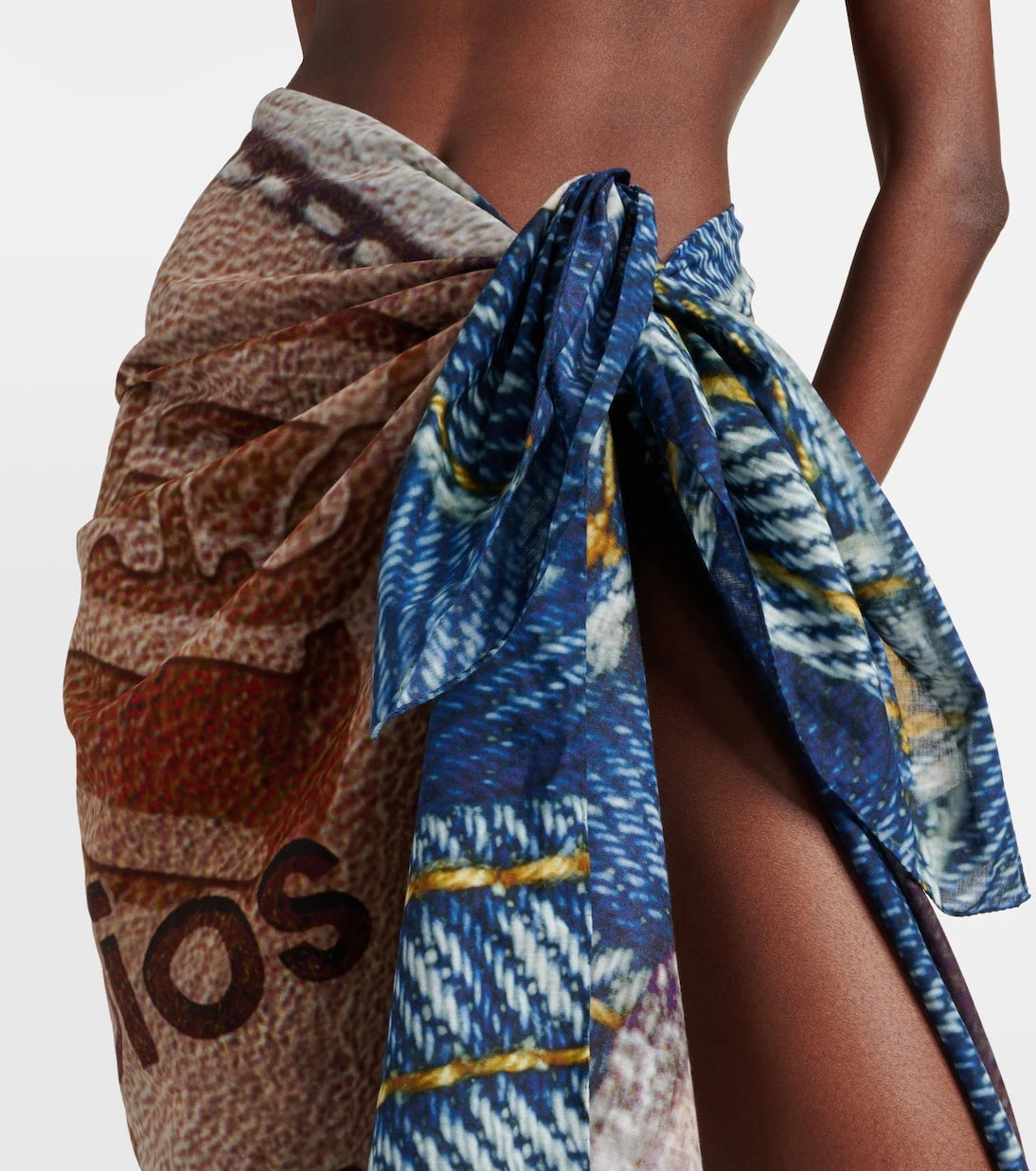 Acne Studios - Printed cotton beach cover-up