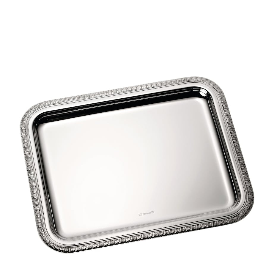 Christofle Silver-Plated Malmaison Tray (20cm x 16cm)