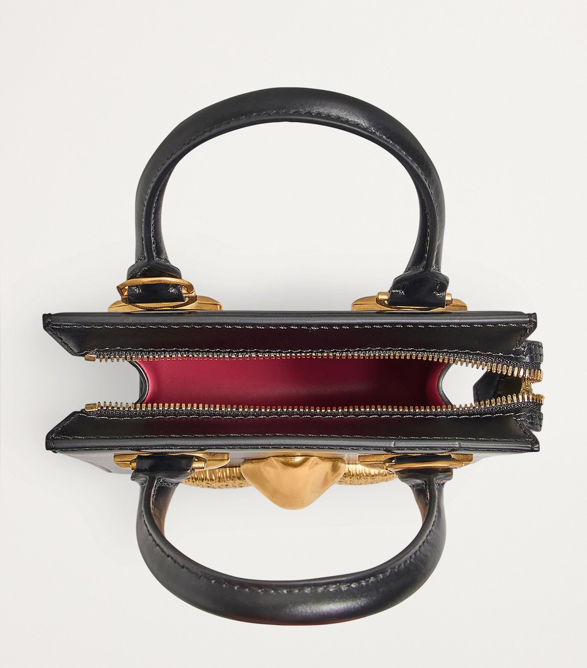 Mini Leather Anatomy Top-Handle Bag