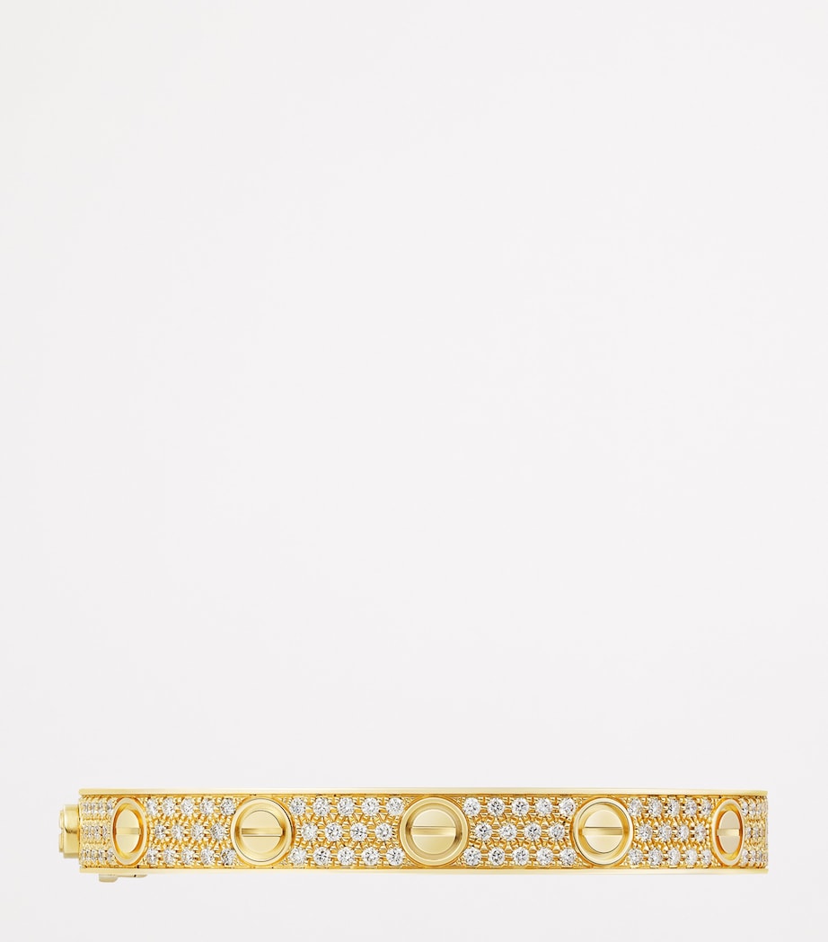 Cartier Yellow Gold and Diamond LOVE Bracelet