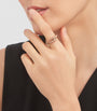 Bvlgari Rose Gold and Diamond Serpenti Viper Ring