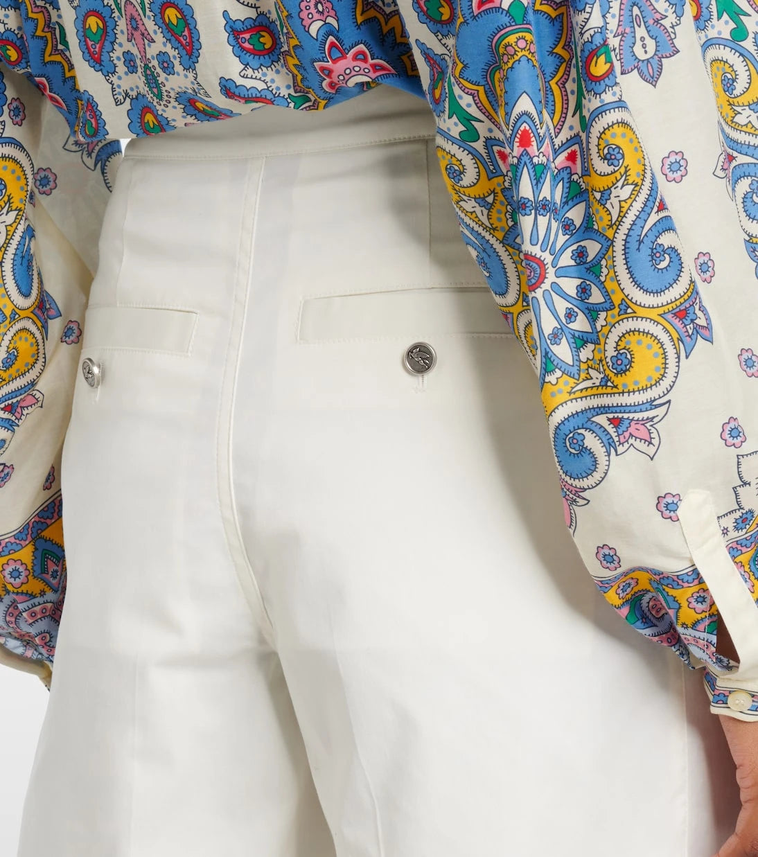 Etro - Cotton-blend shorts