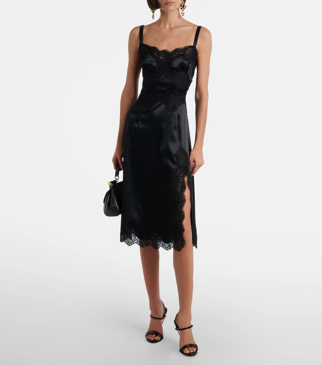 Dolce&Gabbana - حذاء كعب عالٍ من الجلد DG 105