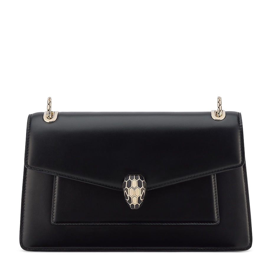 Leather Serpenti Forever Shoulder Bag