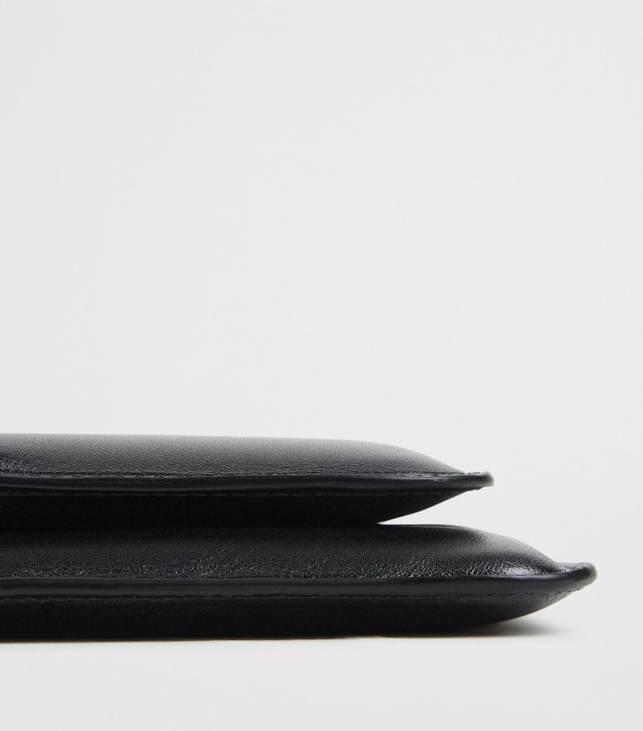 Comme Des Garçons Wallet Medium Leather Logo Wallet