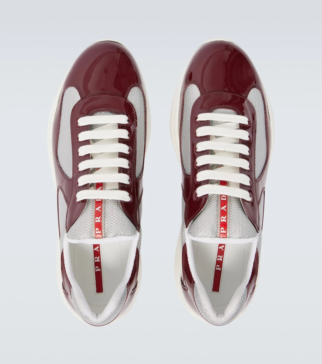 Prada - America's Cup patent leather sneakers