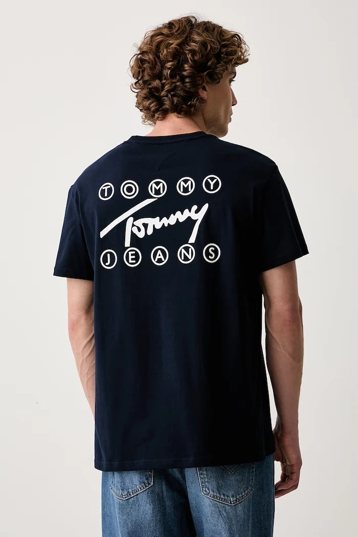 Tommy Jeans erkek pamuklu tişört