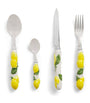 Ceramic Lemon 4-Piece Cutlery Set
