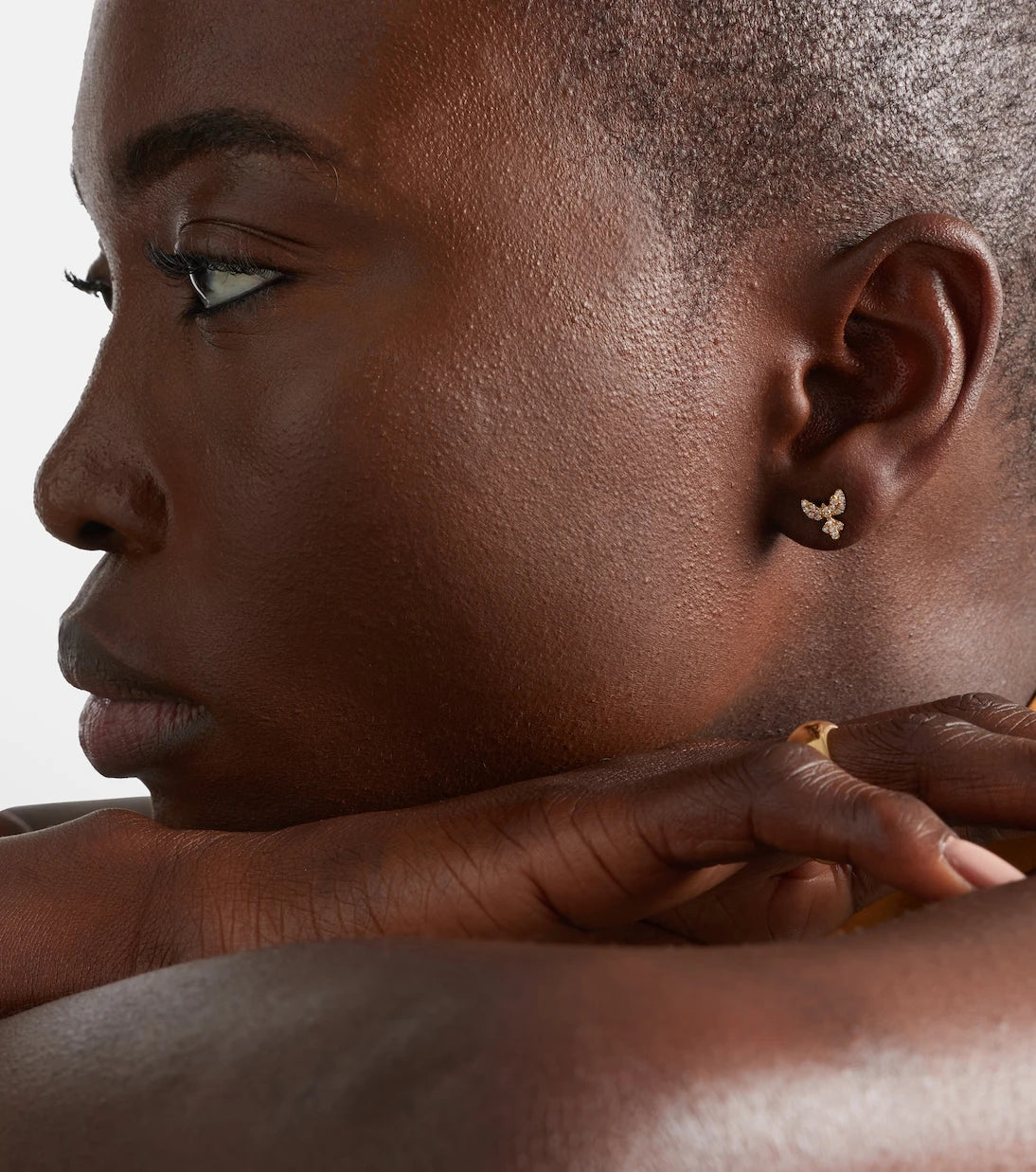 Anita Ko - 18kt gold earrings with diamonds