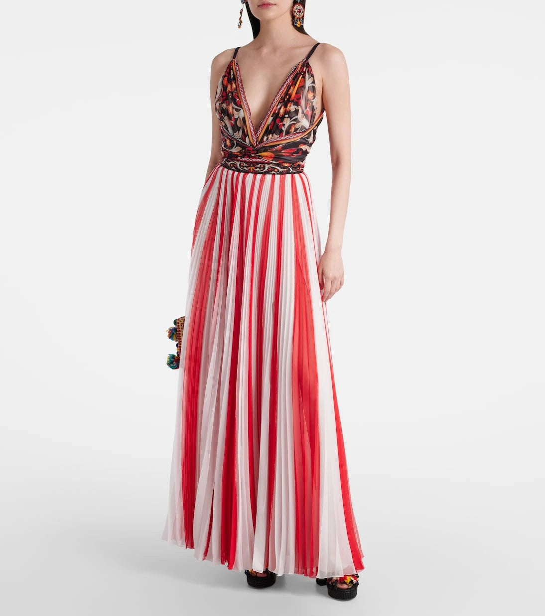 Dolce&Gabbana - Printed maxi dress