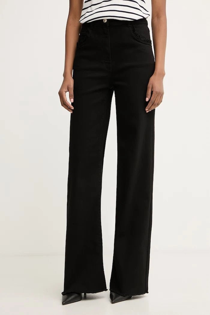 Morgan kadın wide leg jean