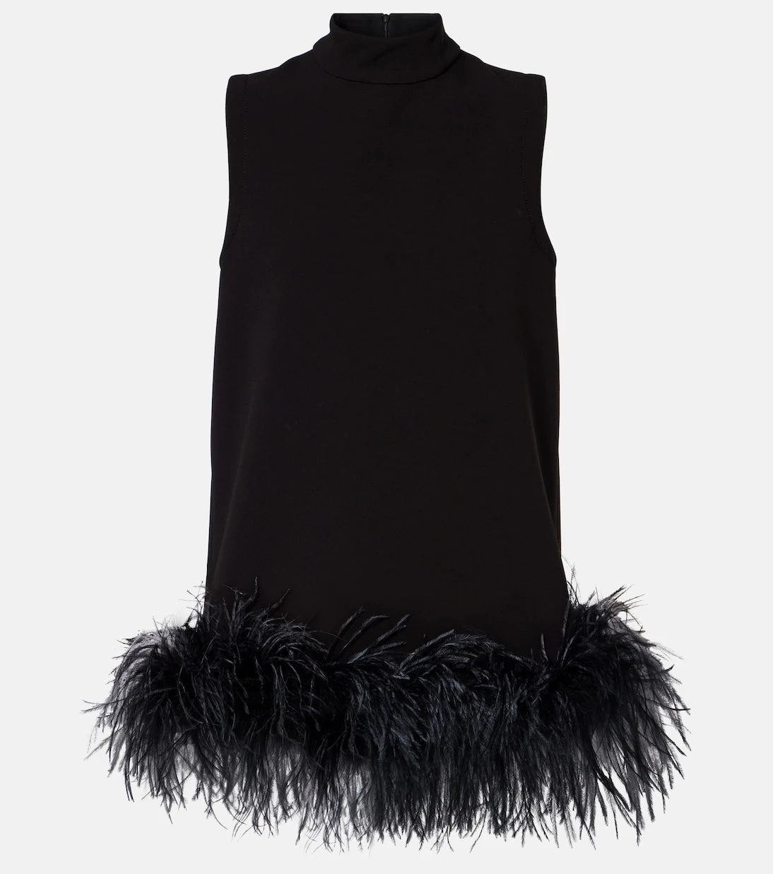Max Mara - Feather-trimmed top