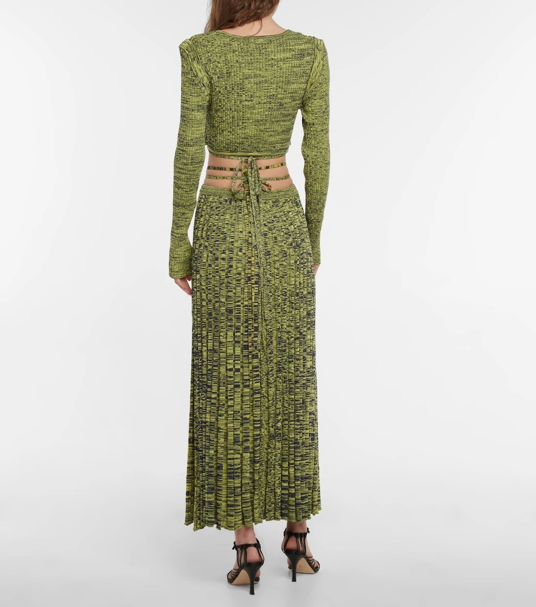 Christopher Esber - Space-dyed convertible crop top