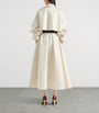 Givenchy Ivory Cotton Belted Trench Coat