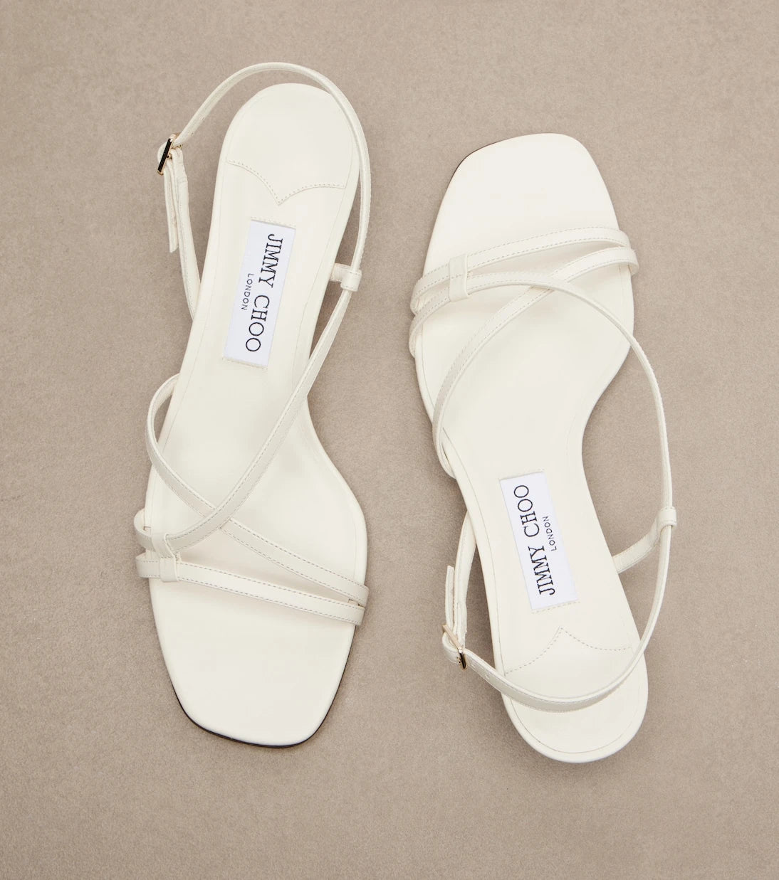 Jimmy Choo - Farris leather slingback sandals