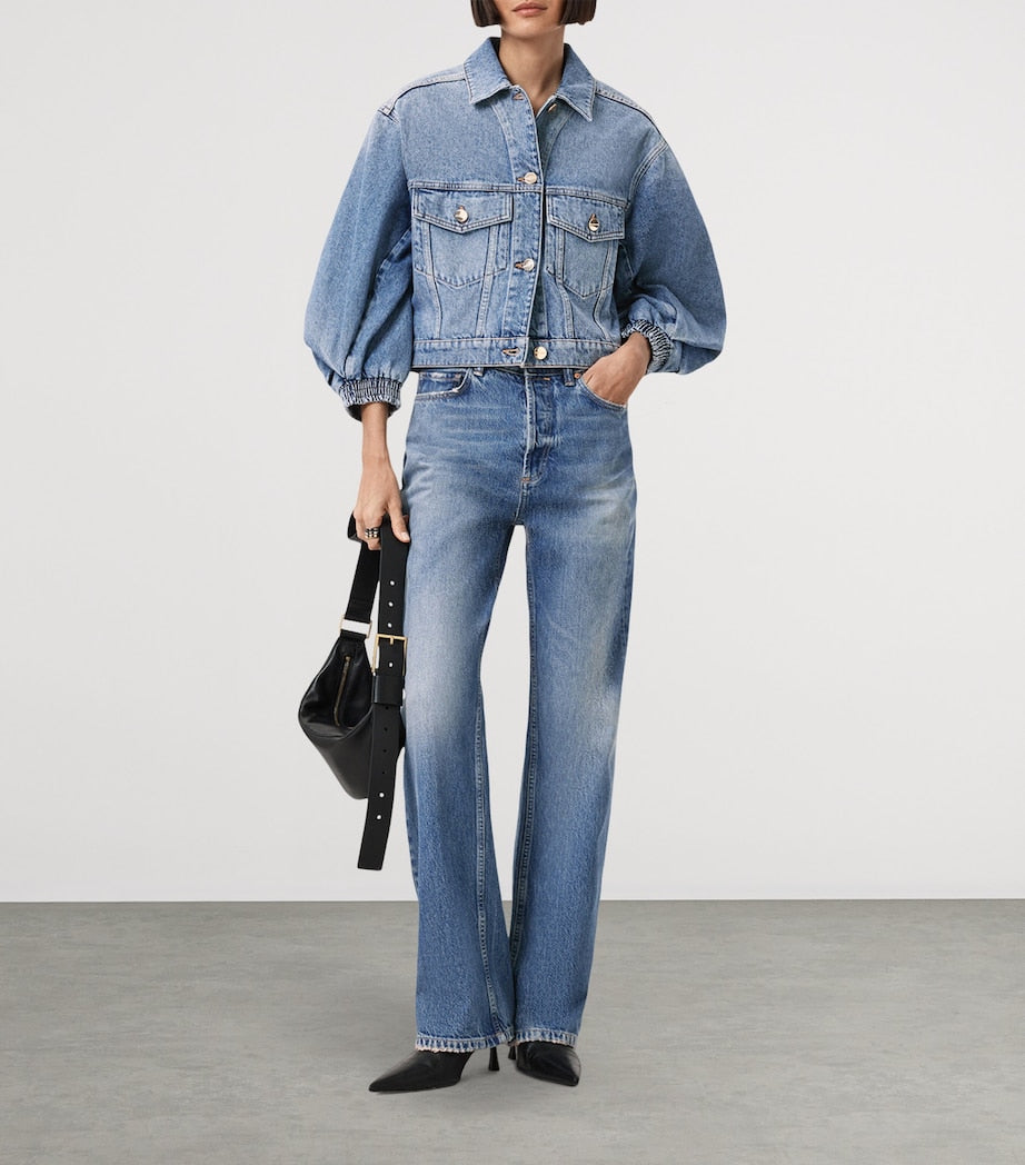 Blue Organic Cotton Luca Denim Jacket