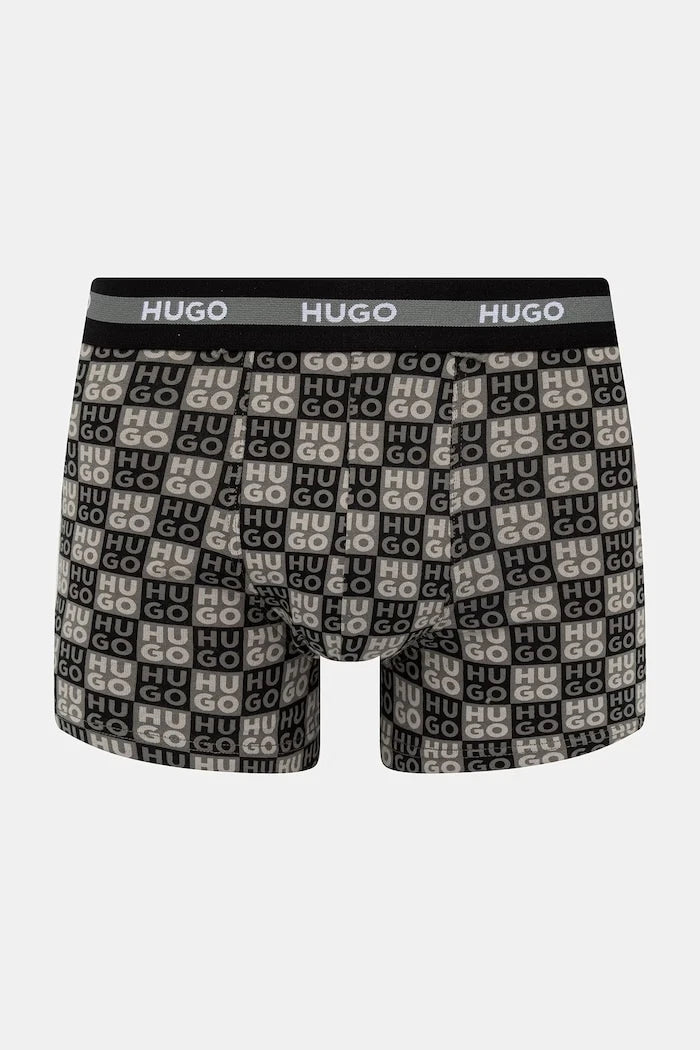 Pamuklu erkek HUGO boxer TRUNK TR PLANET DES 3'lü
