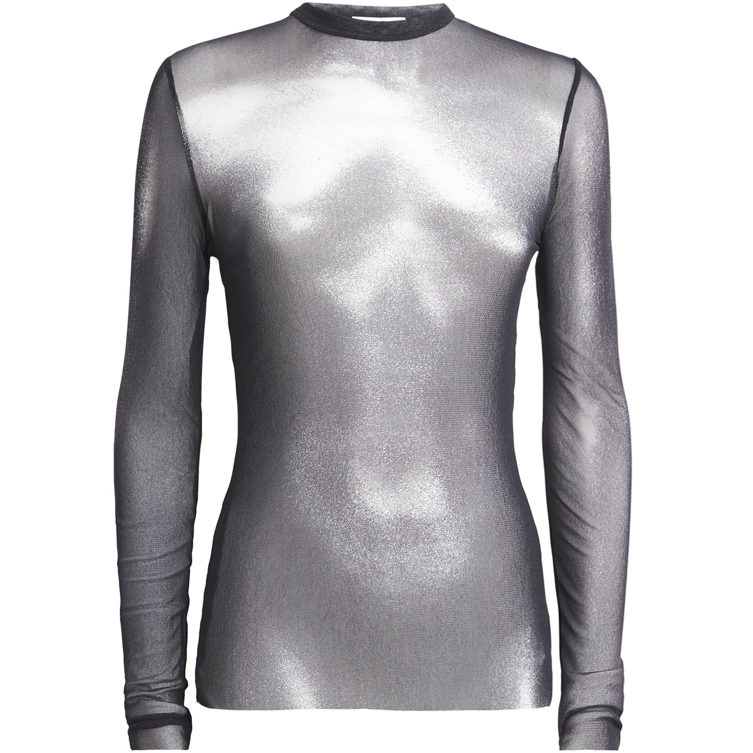 Jean Paul Gaultier Black Tulle Body Dust Top